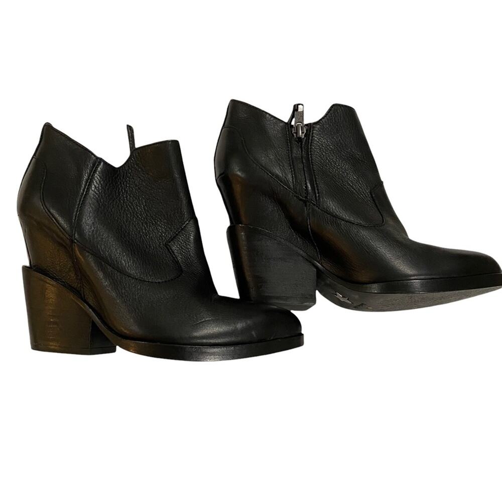 Ash Lula Wedge Ankle Boot bootie with funky heel 36 6 witchy goth whimsygoth